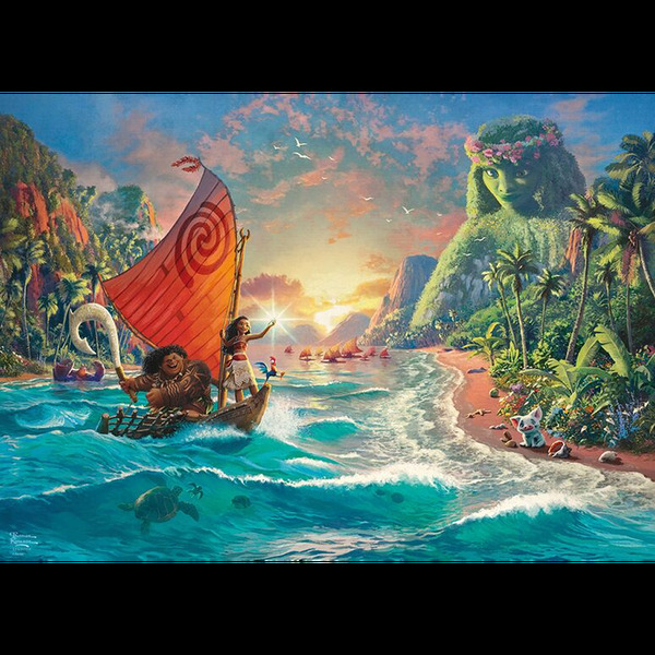 Schmidt puslespill 1000 Thomas Kinkade: Disney Vaiana Moana