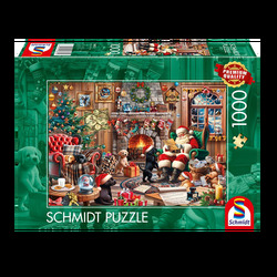   Puzzle - Cosy Christmas (1000 pieces) Cosy Christmas - Schmidt