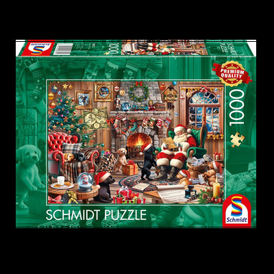   Puzzle - Cosy Christmas (1000 pieces) Cosy Christmas - Schmidt