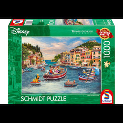 Thomas Kinkade: Disney - Mickey & Minnie in Italy (1000 pieces) 1000 bitar - Schmidt