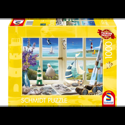Puzzle - Study by the (1000 pieces) 1000 bitar - Schmidt