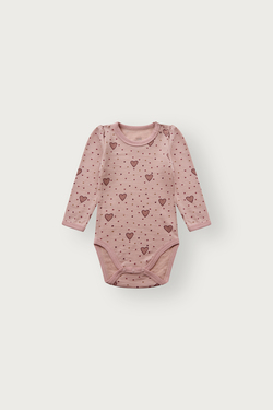 Body ULL med bambus innside Body Rosa - Hust & Claire