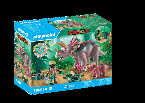 Playmobil Triceratops Family 71821