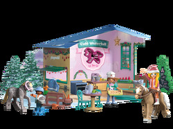 Playmobile  Advent Calendar - Baking at the Rider Café cafe waterfall - Adventskalender