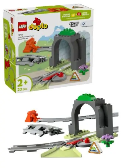 LEGO DUPLO Town 10425 Utvidelsessett med togtunnel og skinner