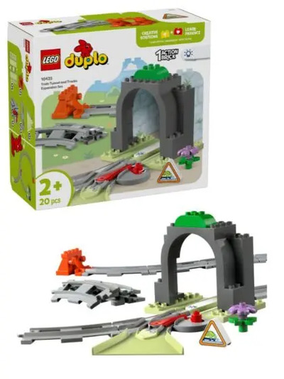 LEGO DUPLO Town 10425 Utvidelsessett med togtunnel og skinner 10425 - Lego duplo