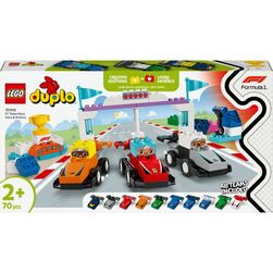 LEGO DUPLO  Town 10445 F1 Team med racerbiler og sjåfører 10445 - Lego duplo