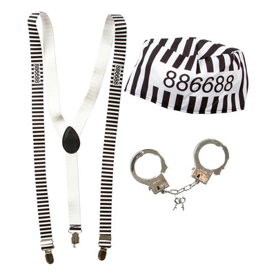 KIT FANGE Svart og Kvit - Halloween