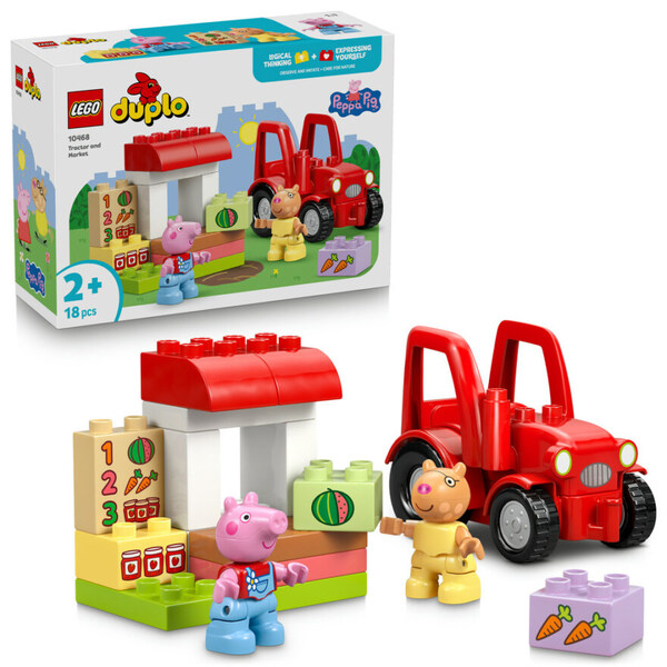 DUPLO LEGO  10468 Traktor og marked