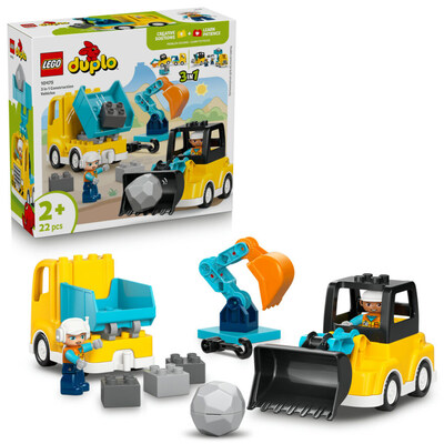  DUPLO LEGO 10475 3-i-1 Anleggskjøretøy 10475 - Lego duplo