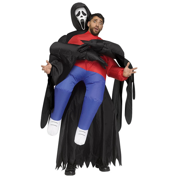 COSTUME INFLATABLE GHOST FACE ADULT