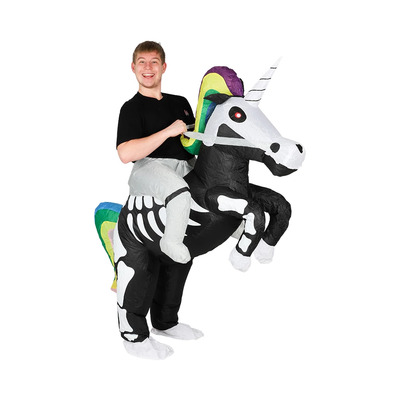 COSTUME INFLATABLE SKELETON UNICORN Skeleton Unicorn - Halloween