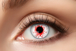 LENS 1 WEEK BLOODSHOOT W16 Linser blod - Halloween