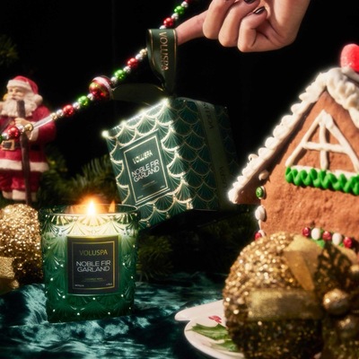 Voluspa Duftlys - Noble Fir Garland 184g, 40t ikke relevant - Voluspa