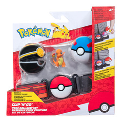 Pokémon Clip N Go Belt Set Charmander Belte med pokeballer - Pokemon Kinesisk