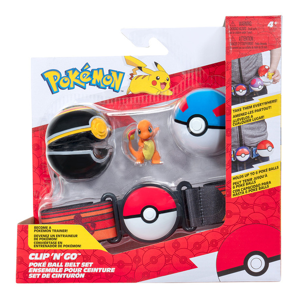 Pokémon Clip N Go Belt Set Charmander