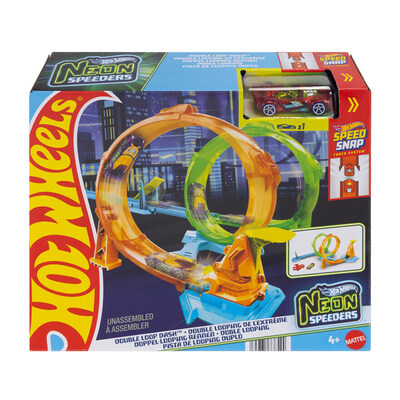 Hot Wheels Neon Speeders Corkscrew Loop Hot Wheels - Hot Wheels