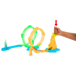 Hot Wheels Neon Speeders Corkscrew Loop Hot Wheels - Hot Wheels