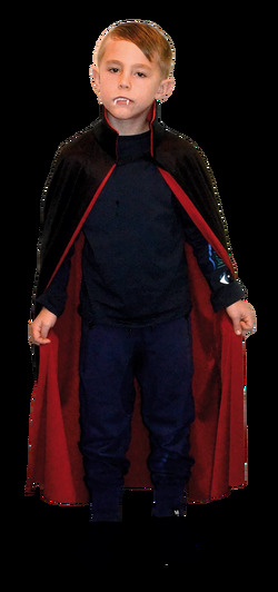 DRACULA CAPE BLACK AND RED KID 146-152 Dracula Cape - Halloween
