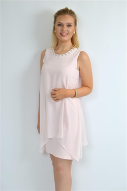 STEEAM sleeveless dress Dus rosa - Steeam