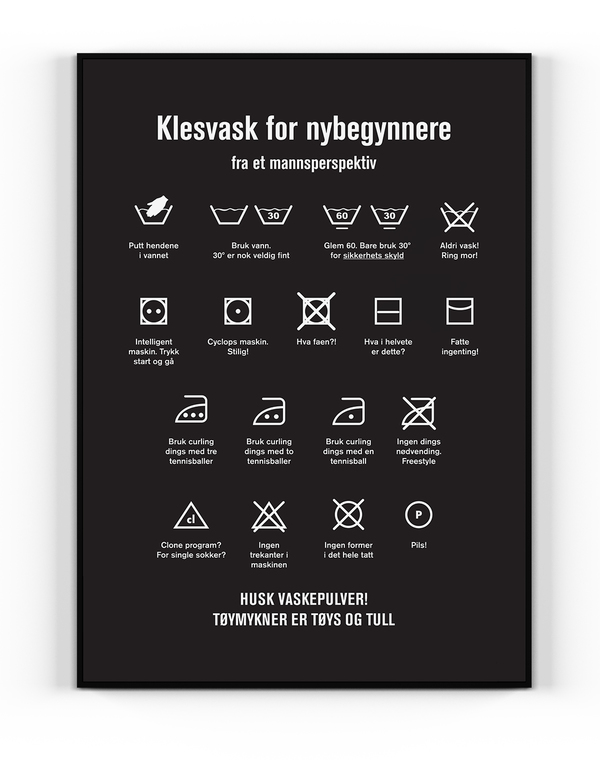 KLESVASK - FRA ET MANNSPERSPEKTIV