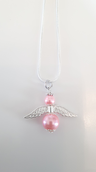 Engle smykke Rosa - Smykkeparadiset