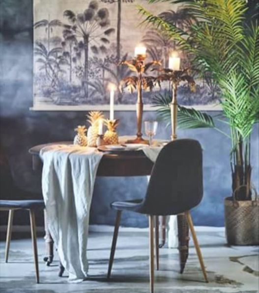 Stol Charlton Velur Trend Design Stol Charlton Velur Blå Trend Design