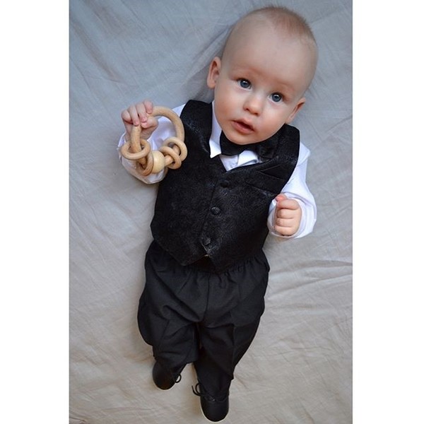 Pascal smoking / pendress til barn svart