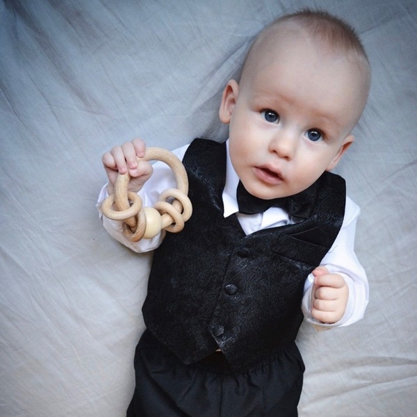 Pascal smoking / pendress til barn svart