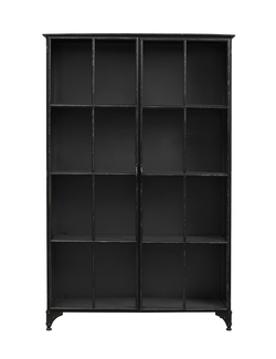 Downtown iron cabinet black Svart - Nordal