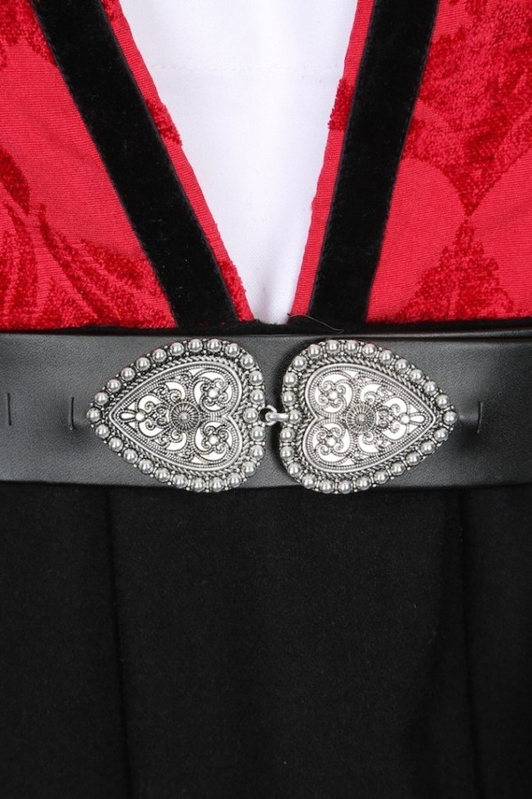 Rød Pascal Festdrakt med bunadsveske