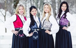 Lilla Pascal Festdrakt til dame