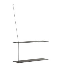 WOUD Stedge shelf Svart Large Svart - WOUD