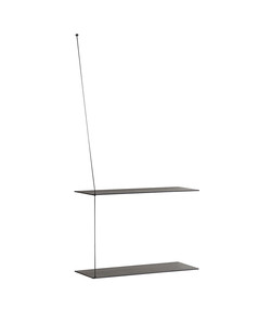 WOUD Stedge shelf Svart Small Svart - WOUD