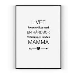 Livet kommer med en mamma Hvit - Happystar