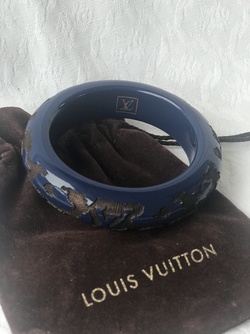 Louis Vuitton Leo Bangle Bracelet Blå - Louis Vuitton