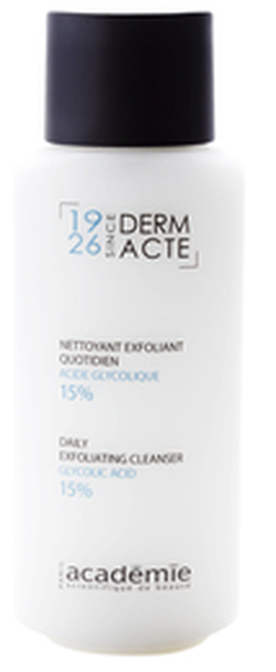 DERM ACT HØYKONSENTRERT: Daily exfoliating cleanser glycolsyre 15% ikkE RELEVANT - Academie